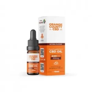 Aceite natural de CBD de espectro completo de 500 mg (10 ml)